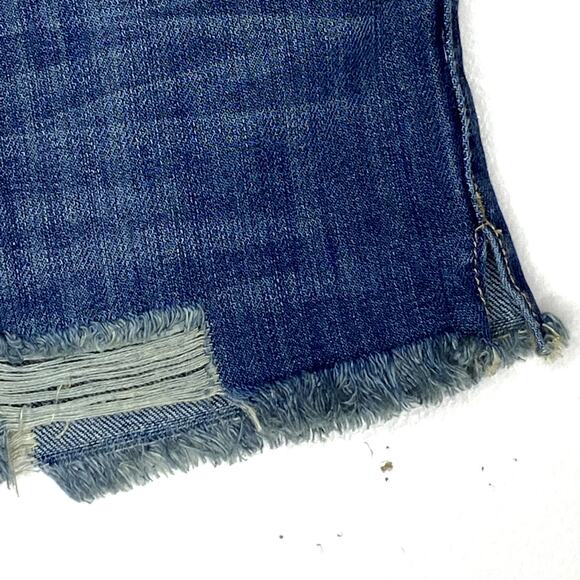 Revolt Daisy Duke Denim Shorts Cut Offs Distressed Size 9 - Picture 3 of 6